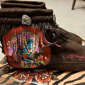 Ed Hardy Women’s Moccasin Bootie